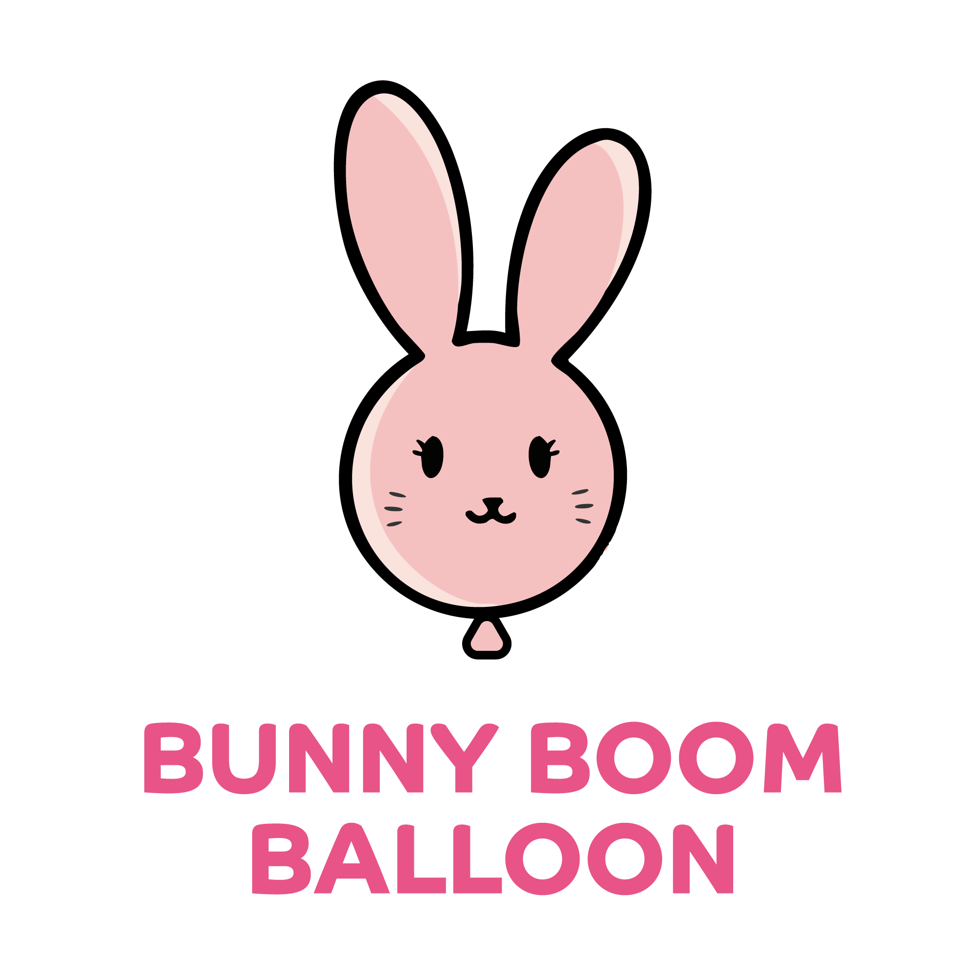 Bunny boom balloon